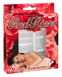 Red Roses Penis Ring Set 6 pcs You2Toys
