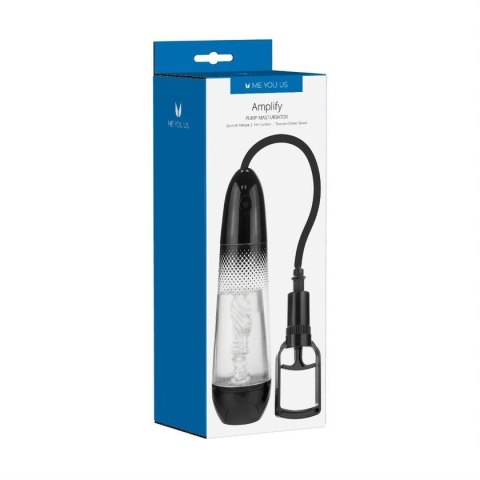 Pompka- Me You Us Amplify Pump Masturbator Clear/Black Me You Us