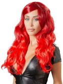 Wig red wavy long Cottelli ACCESSOIRES