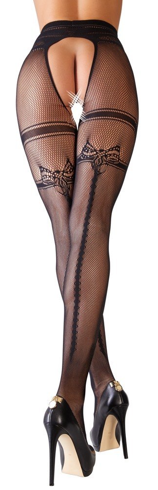 Crotchless Tights L/XL Cottelli LEGWEAR