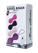 Wibrujące Kulki Kegla - Vibrating Silicone Kegel Balls USB 10 Function / Remote control -Black B - Series Magic