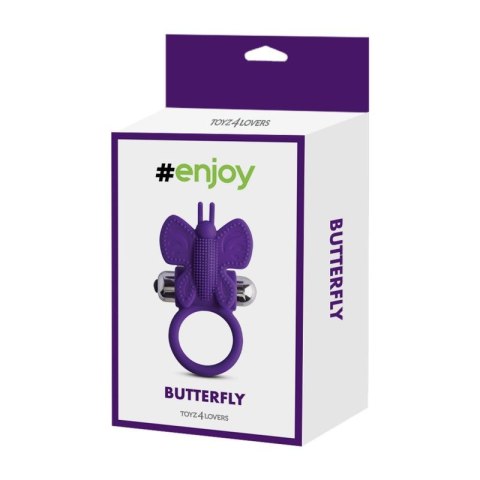 Pierścień- Anello fallico vibrante butterfly Toyz4Lovers Toyz4lovers