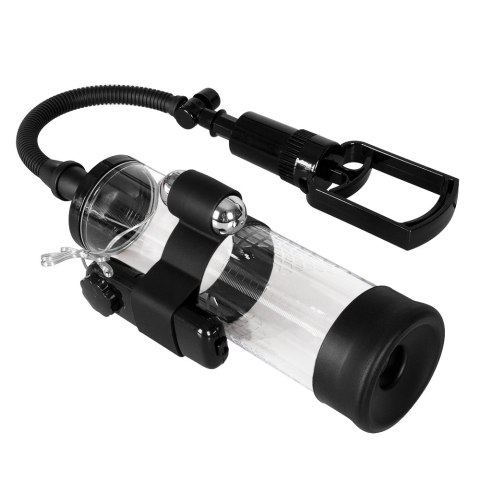 Pompka-Powerpump MAX Vibrating - Black&Clear B - Series Power