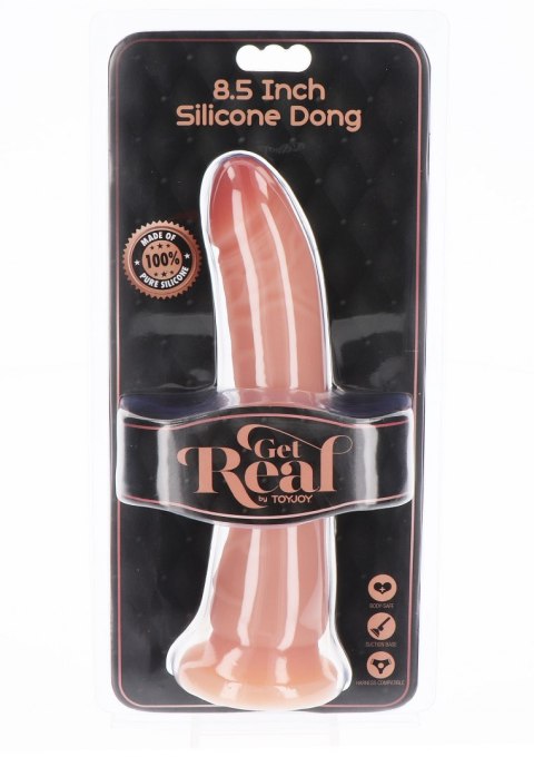 Silicone Dong 8.5 Inch Light skin tone ToyJoy