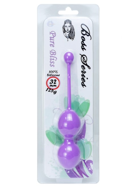 Kulki Kegla - Silicone Kegel Balls 32mm 125g Purple - B - Series B - Series Femme