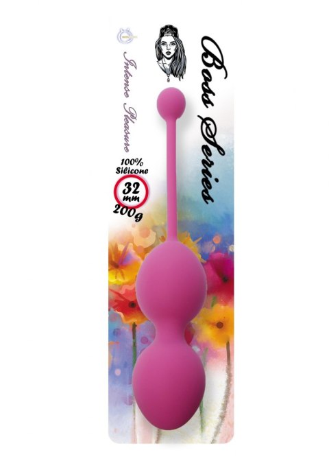 Kulki Kegla - Silicone Kegel Balls 32mm 200g Dark Pink - B - Series B - Series Femme