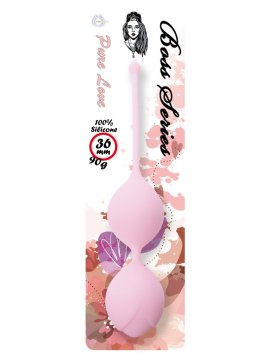 Kulki Kegla - Silicone Kegel Balls 36mm 90g Light Pink - B - Series B - Series Femme