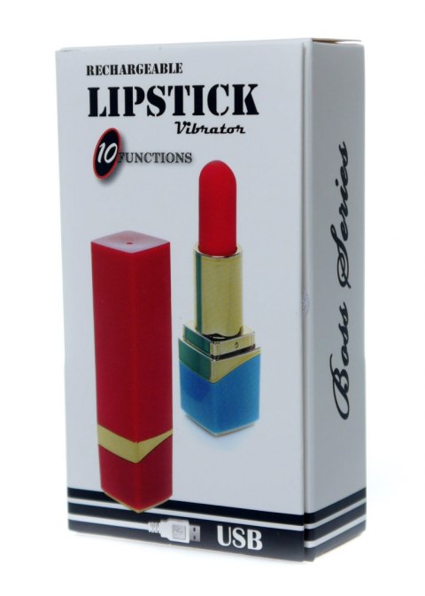 Wibrator Szminka - Lipstick Vibrator - Red B - Series Magic