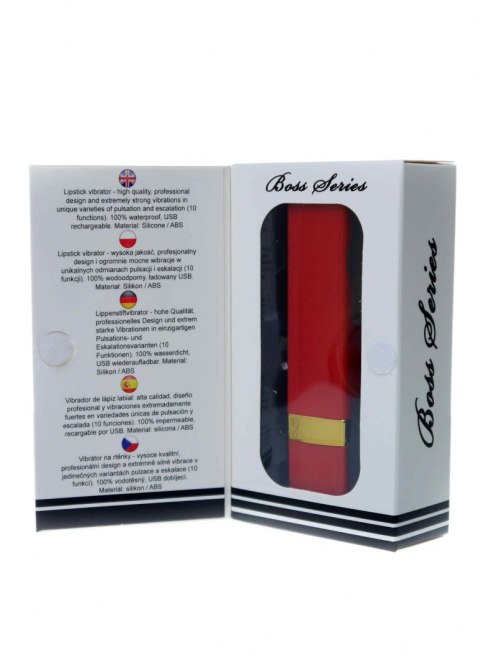 Wibrator Szminka - Lipstick Vibrator - Red B - Series Magic