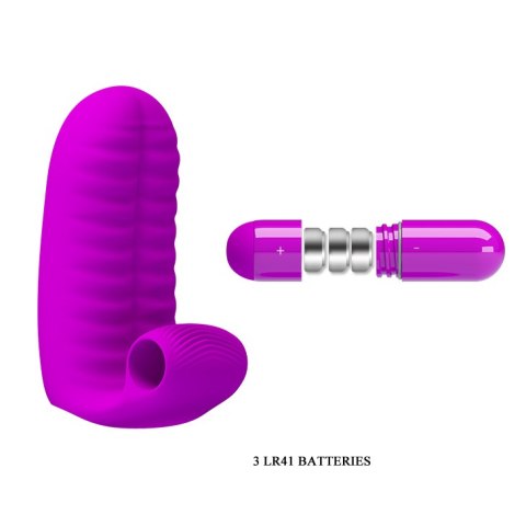 PRETTY LOVE - Abbott Double finger silicone Vibrator Pretty Love