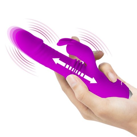 Wibrator Królik - DOROTHY USB 3 Thrusting 12 Vibration Pretty Love