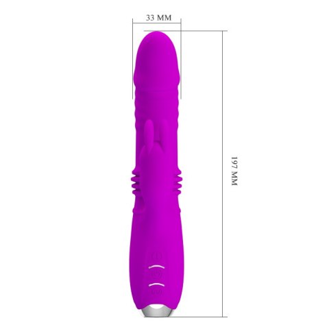 Wibrator Królik - DOROTHY USB 3 Thrusting 12 Vibration Pretty Love