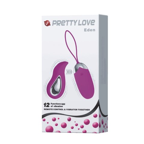 Wibrujące Jajko i Wibrujący Pilot - EDEN USB 12 suction functions Pretty Love