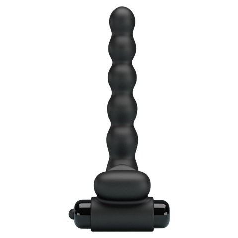 Wibrujący pierścień erekcyjny z analnym dildo - Hercules Penis Sheath III Pretty Love