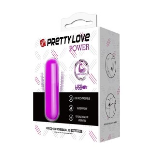 Mini Wibrator - PRETTY LOVE - POWER USB 12 functions Pretty Love