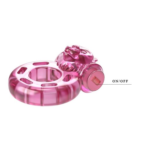 BAILE - Vibrating Cock Ring Bear Pink Baile