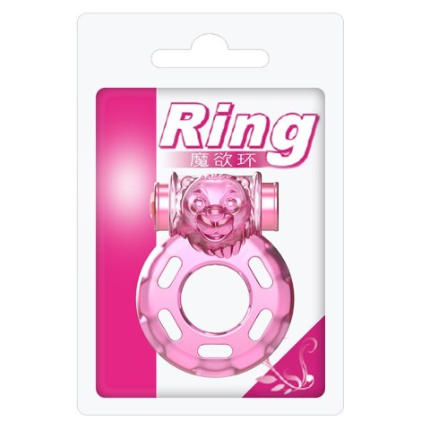 BAILE - Vibrating Cock Ring Bear Pink Baile