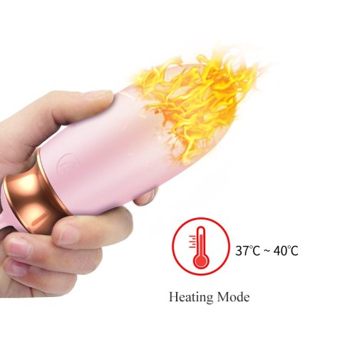 Wibrujące Jajko - Vibrating Silicone Love EGG USB 10 Function / Heating / Voice Control B