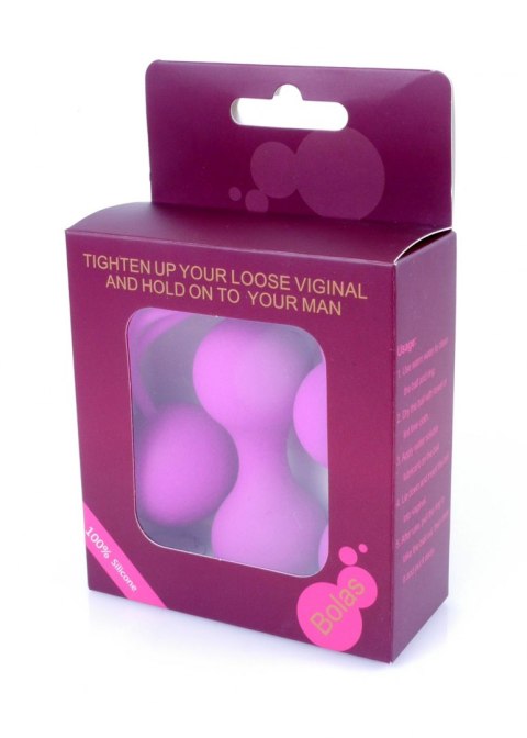 Zestaw Kulek Kegla - Silicone Kegal Balls Set - Purple B - Series HeavyFun