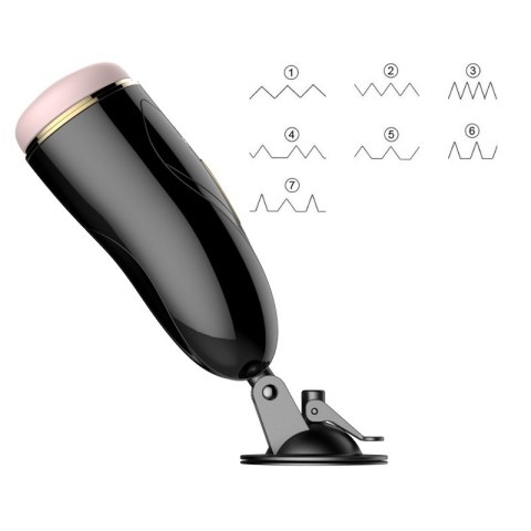 Masturbator - Vibrating Masturbation Cup USB 7 + Interactive Function / Talk Mode B - Series Fox