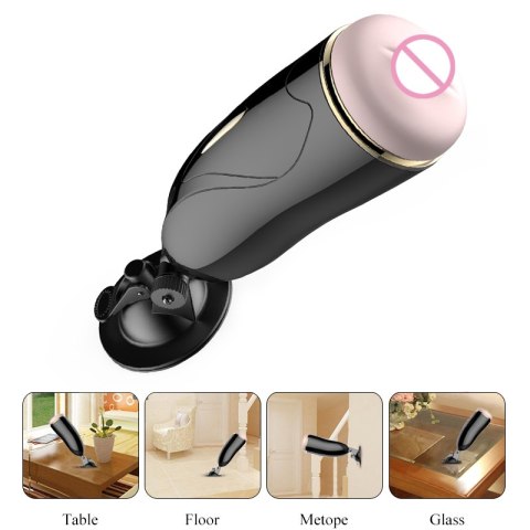 Masturbator - Vibrating Masturbation Cup USB 7 + Interactive Function / Talk Mode B - Series Fox