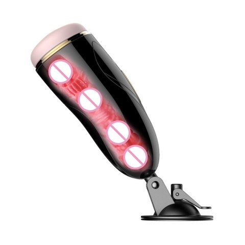 Masturbator - Vibrating Masturbation Cup USB 7 + Interactive Function / Talk Mode B - Series Fox