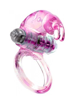 Pierścień erekcyjny - Rabbit Vibro CockRing Pink B - Series EasyLove