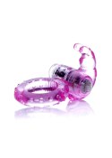 Pierścień erekcyjny - Rabbit Vibro CockRing Pink B - Series EasyLove
