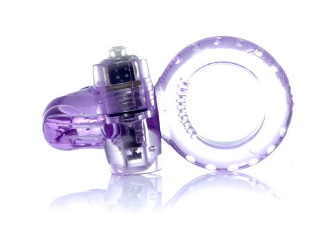 Pierścień erekcyjny - Rabbit Vibro CockRing Purple B - Series EasyLove