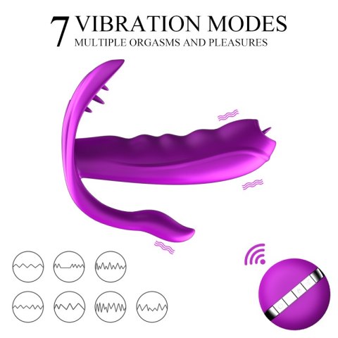 Stymulator-Silicone Panty Vibrator USB 7 Function / Heating B - Series Fox