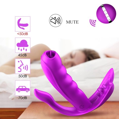 Stymulator-Silicone Panty Vibrator USB 7 Function / Heating B - Series Fox