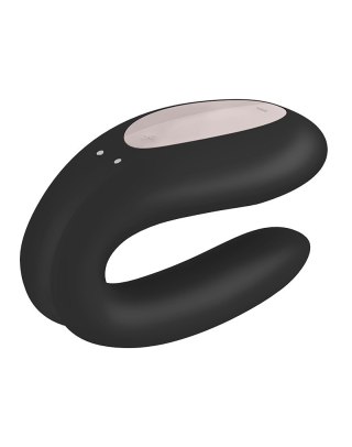 Wibrator - Double Joy Partner Vibrator Black Satisfyer