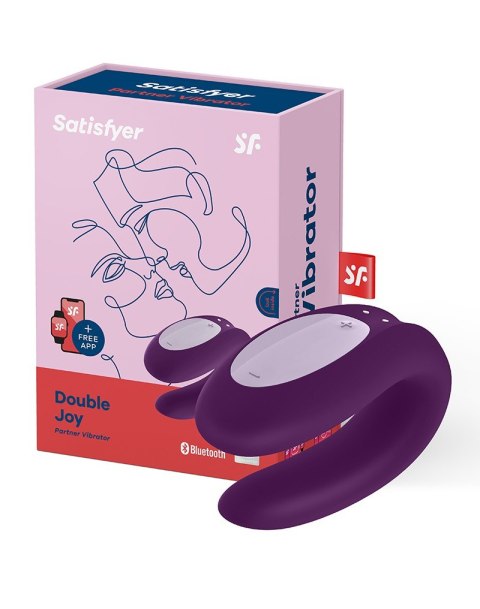 Wibrator - Double Joy Partner Vibrator Violet Satisfyer