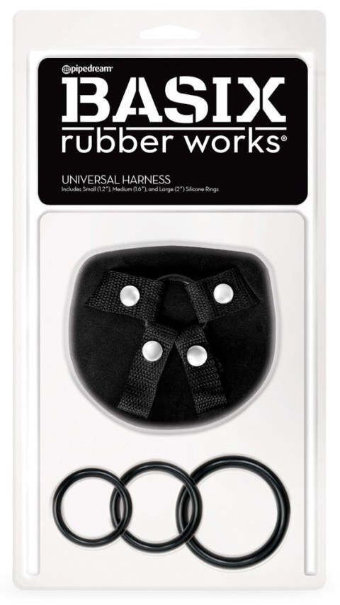 BRW Universal Harness Black Basix Rubber Works