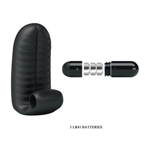 Wibrująca nakładka na palce - ABBOTT Double Finger Vibrator Pretty Love