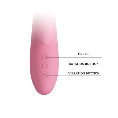 Wibrator - GINA 4 rotation 7 vibration USB Pretty Love