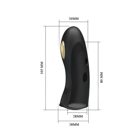 Nakładka na palec z elektrostymulacją - MARICO Fingering Electric Vibrator 7 Functions USB Pretty Love