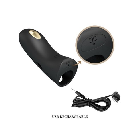 Nakładka na palec z elektrostymulacją - MARICO Fingering Electric Vibrator 7 Functions USB Pretty Love