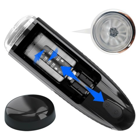 Masturbator - MARLON Automatic Rotating & Thrusting 10 Function, USB / Voice Pretty Love