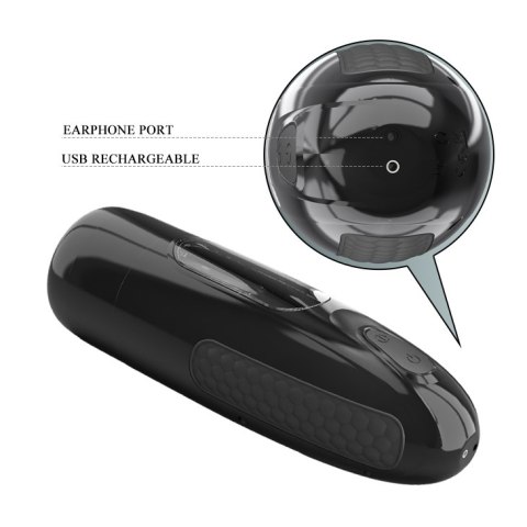 Masturbator - MARLON Automatic Rotating & Thrusting 10 Function, USB / Voice Pretty Love