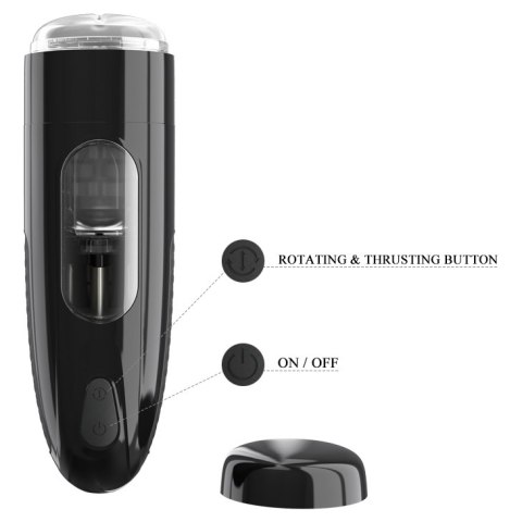 Masturbator - MARLON Automatic Rotating & Thrusting 10 Function, USB / Voice Pretty Love