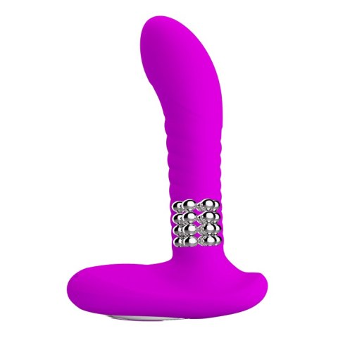 Wibrujący Masażer Prostaty - PROSTATE MASSAGER, USB 3 rot; 12 vibr. USB Pretty Love