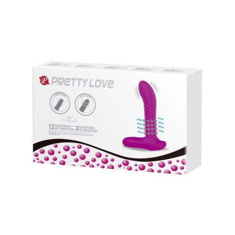 Wibrujący Masażer Prostaty - PROSTATE MASSAGER, USB 3 rot; 12 vibr. USB Pretty Love