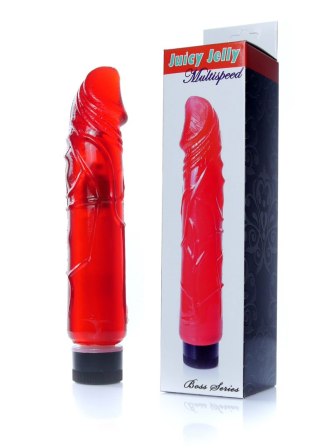 Wibrator - Juicy Jelly - Multispeed Red B - Series EasyLove