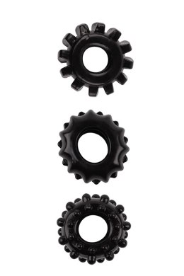 ALL TIME FAVORITES SET OF 3 COCKRINGS BLACK Dream Toys