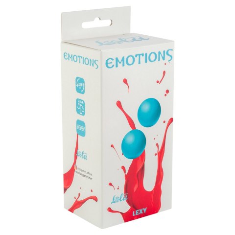 Vaginal balls without a loop Emotions Lexy Medium turquoise Lola Toys