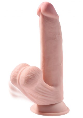 3D Cock Swinging Balls 8 inch Light skin tone Pipedream