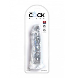 King Cock 8 Inch Cock Transparant