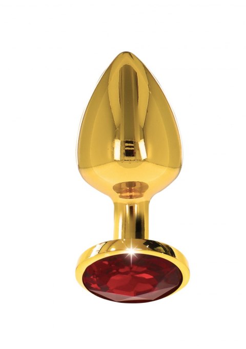 Butt Plug With Diamond Jewel M Gold Taboom