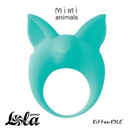 Pierścień- Vibrating Cockring MiMi Animals Kitten Kyle Green Lola Games